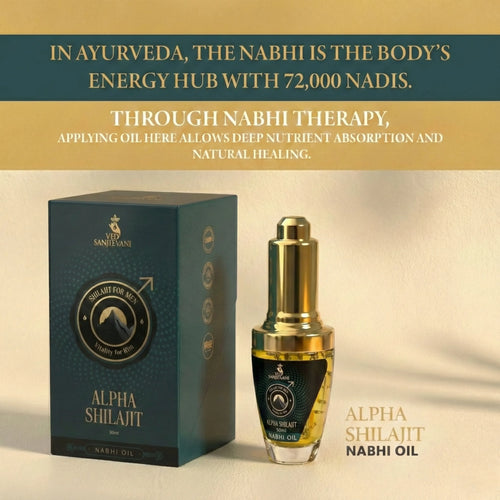 Alpha Shilajit Navel Oil for Men