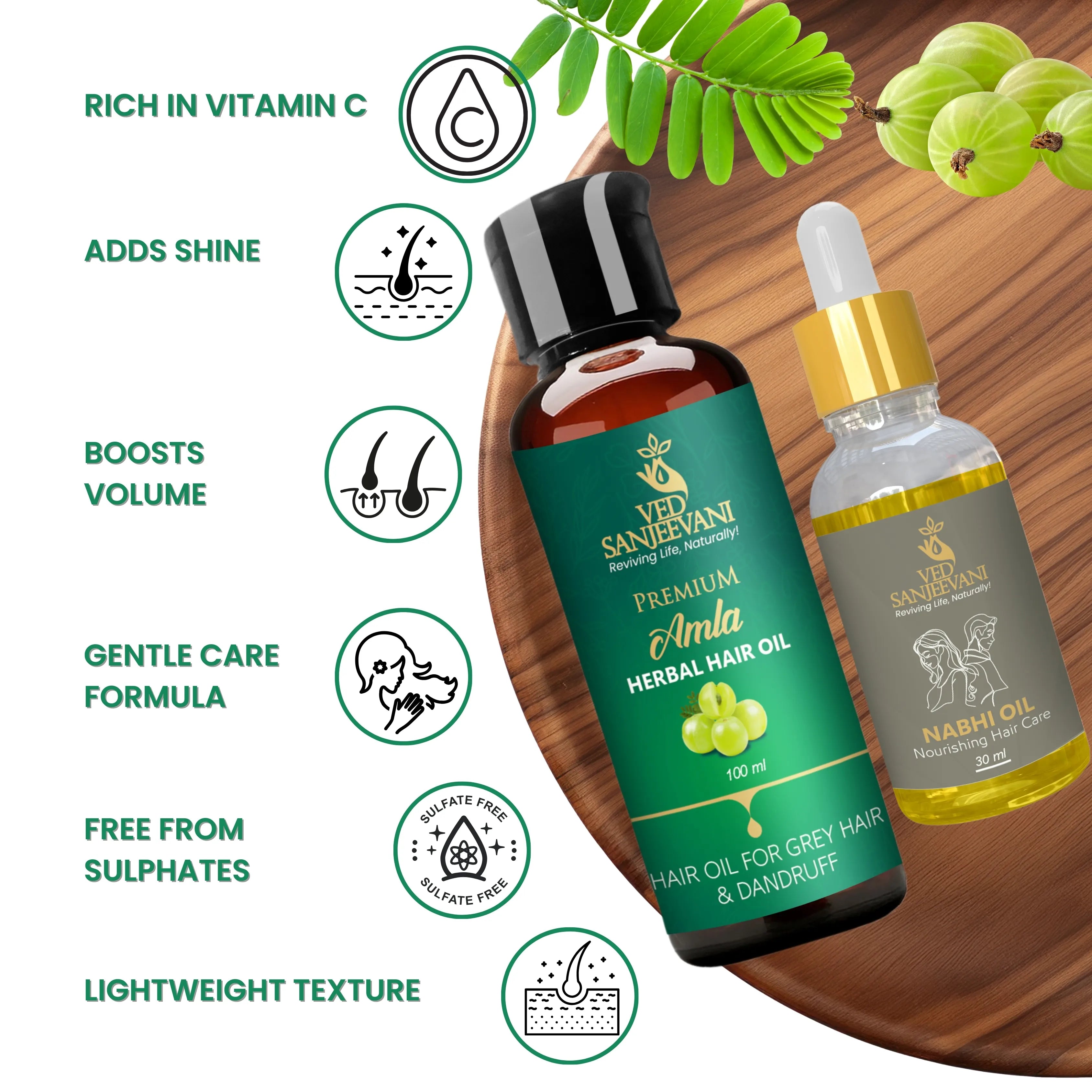 COMBO(Amla Hair oil + Hair Care navel oil)