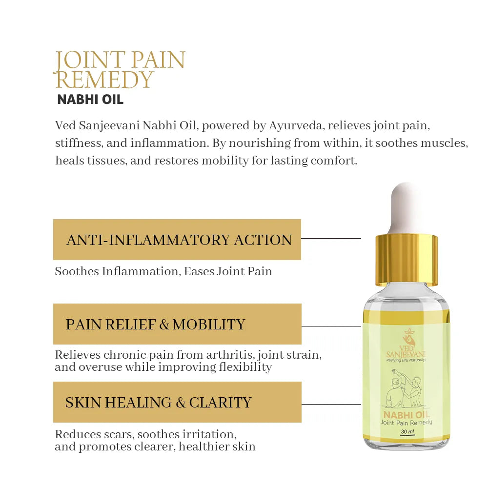 Joint Pain Remedy Navel Oil - Natural Ingredients
