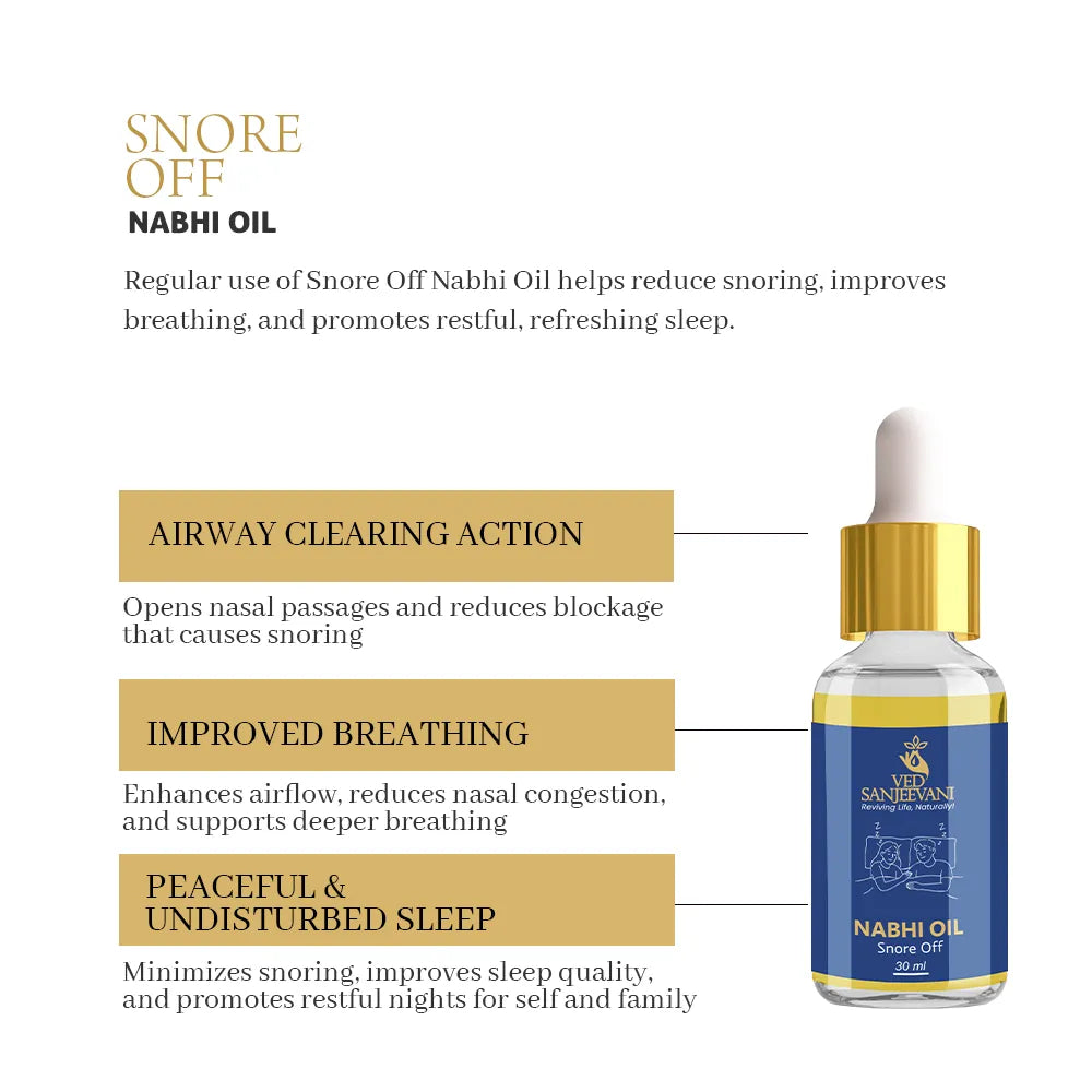 Snore Off Navel Oil - Natural Ingredients