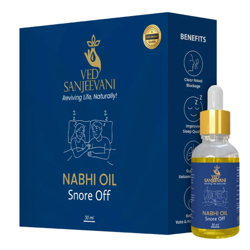 Snore Off Navel Oil - Ayurvedic Snore Relief Navel Oil by Ved Sanjeevani