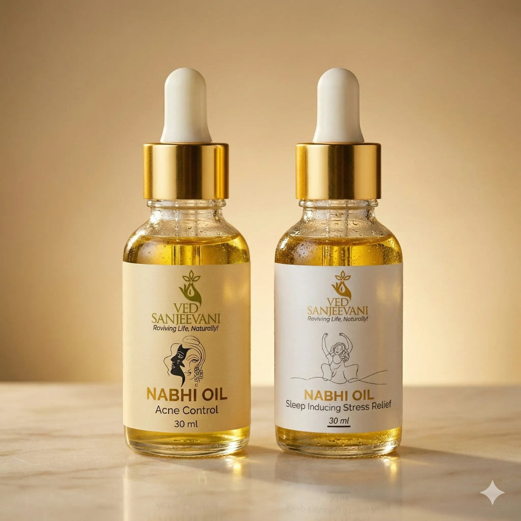 COMBO of Sleep Inducing & Acne Control – Ayurvedic Navel Oils for Restful Sleep, Calm & Clear Healthy Skin