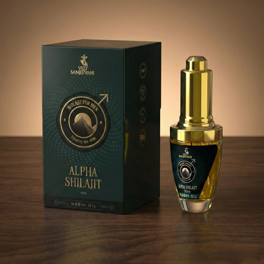 Alpha Shilajit Navel Oil for Men